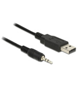 Delock Cable USB TTL male > 2.5 mm 3 pin stereo jack male 1.8 m (3.3 V )