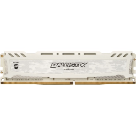 8GB DDR4 2666MHz Crucial Ballistix Sport LT CL16 White