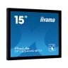 15" iiyama TF1534MC-B7X: TN, XGA, capacitive, 10P, 370cd/m2, VGA, DP, HDMI, IP65, černý