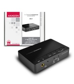AXAGON ADA-71, USB2.0 - 7.1 audio SOUNDbox, SPDIF vstup/výstup