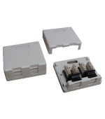 DATACOM UTP 2xRJ45 zásuvka CAT6 na omítku (protiprachová)