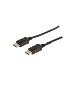 Digitus Připojovací kabel DisplayPort, DP M/M, 15,0 m, s blokováním Full HD 1080p, bl