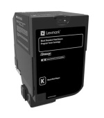 Lexmark CS720, CS725, CX725 Black Standard Yield Return Programme Toner Cartridge - 7 000 stran