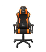 Gembird herní židle Scorpion černá/oranžová