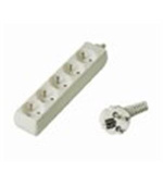 PremiumCord prodlužovací přívod 230V, 2m 5 zásuvek