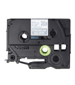 Brother - TZe-PR955 exklusivní stříbrná / bílá (24mm)