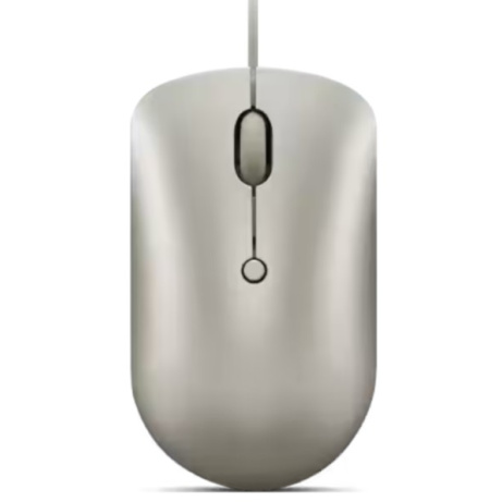 Lenovo 540/Cestovní/Optická/2 400 DPI/Drátové USB-C/Stříbrná