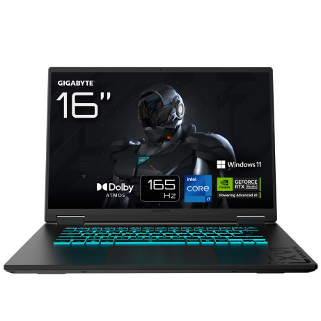 Gigabyte GAMING/A16 CWHI3CZC94SH/i7-13620H/16"/2560x1600/16GB/1TB/RTX 5070/W11H/Black/2R