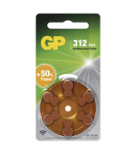 Baterie do naslouchadel GP ZA312 - 6ks