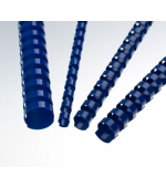 Plastové hřbety 8 mm, modré