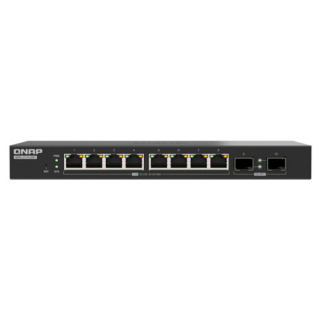QNAP switch QSW-L2110-10T (8x 2,5GbE port, 2x 10GbE port, Lite Managed)
