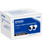 Double pack Toner Black - Epson WorkForce AL-C300