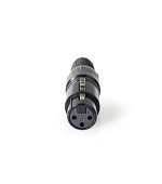 Nedis COTP15902BK - Konektor XLR | XLR 3pinová Zásuvka | Černá barva