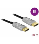 Delock Aktivní optický kabel DisplayPort 1.4 8K 30 m
