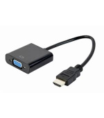 GEMBIRD kabelový adaptér HDMI na VGA M/F, černá