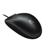 Logitech myš B110 Silent,pravák a levák,optická,3 tlačítka,kabelová,USB