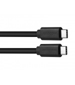 AVACOM datový a nabíjecí kabel USB Type-C - USB Type-C, 100cm, černá