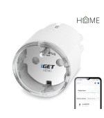 iGET HOME Power 1 - WiFi chytrá zásuvka 230V, samostatná, měření spotřeby, 3680W, 16 A