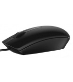 Dell MS116/Kancelářská/Optická/1 000 DPI/Drátová USB/Černá