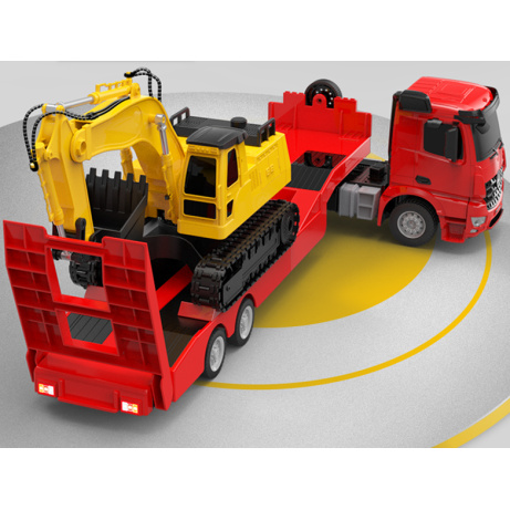 RC tahač Mercedes-Benz s bagrem