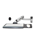 ERGOTRON LX Sit-Stand Keyboard Arm, POLISHED, flexibilní držák na zeď pro klávesnici a myš