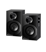 C-TECH reproduktory SPK-14, 2.0, dřevěné, černé, 12W, 3,5mm jack