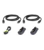 ATEN 3M USB DisplayPort Dual Display Secure KVM Cable Kit