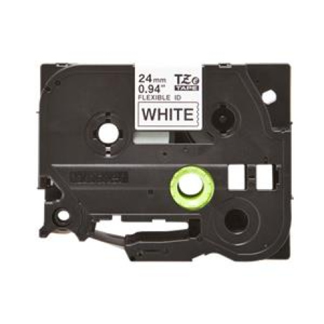 Brother - TZe-FX251,  bílá / černá, 24 mm,  s flexibilní páskou