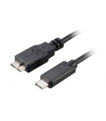 AKASA - USB 3.1 typ C na mikro B adaptér - 100 cm