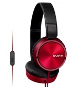 SONY sluchátka MDR-ZX310AP, handsfree, červené
