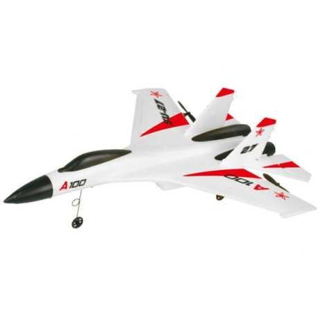 RC letadlo SU-27 335mm bílá - se stabilizací