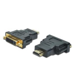 Digitus adaptér HDMI A samec / DVI(24+5) samice, černo/šedý