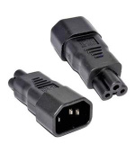Premium Cord Adaptér IEC C14 na IEC C5 "trojlístek" napětí 230V, 10A
