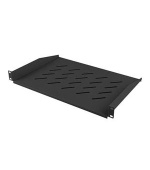 LANBERG 19" FIXED SHELF 1U/483X315MM MAX LOAD CAPACITY UP TO 25KG BLACK