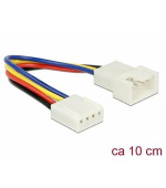 Delock Prodlužovací kabel PWM připojení ventilátoru 4 Pin 10 cm