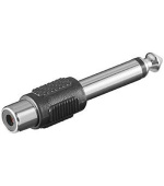 PremiumCord Adaptér 6,3mm Mono plug - 1xCINCH Male/Female