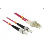 OPTIX LC-ST Optický patch cord 50/125 5m OM4 Duplex