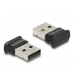 Delock Adaptér USB Bluetooth 5.0 Class 1 v micro designu - dosah až 100 metrů