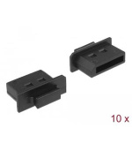 Delock Prachová záslepka pro DisplayPort samice s uchopením 10 kusů černá