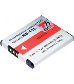 Baterie T6 power Canon NB-11L, 600mAh, šedá