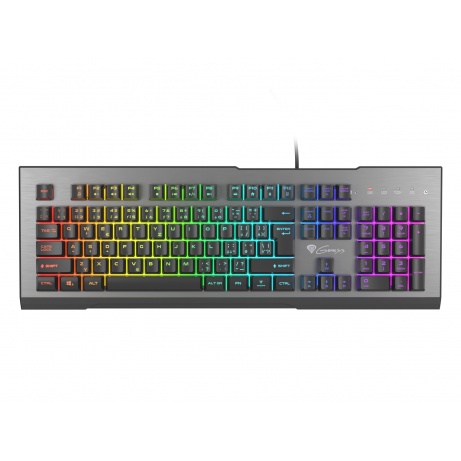Genesis herní klávesnice RHOD 500/RGB/Drátová USB/CZ/SK layout/Černá