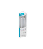 Digitus Apple charger/data cable, Apple 8pin - USB A M/M, 1.0m, iP5/6/7, High Speed, MFI, wh