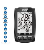 iGET CYCLO C210 - Cyklocomputer 2,2" černobílý displej, baterie až 40 hodin, bezdrátový, GPS