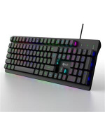 C-TECH herní klávesnice Riven (GKB-16), casual gaming, CZ/SK, duhové podsvícení, USB
