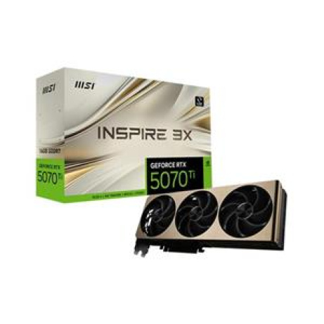 MSI GeForce RTX 5070 Ti INSPIRE 3X PLUS/16GB/GDDR7