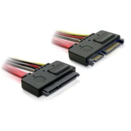 DeLock Kabel SATA 22pin > 22pin samec/samice prodloužení 50cm