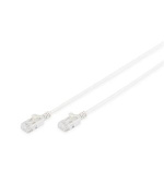 Digitus CAT 6 U-UTP slim patch cord, Cu, LSZH AWG 28/7, length 1 m, color Grey