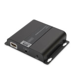 DIGITUS 4K HDMI Extender, přijímací jednotka přes IP / CAT 5, 6 (120 m), napájení POE