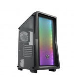 FSP CMT212A/Midi Tower/Transpar./Černá