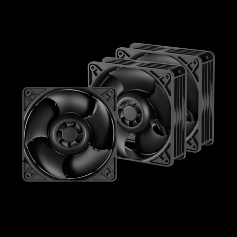 ARCTIC S12038-4K -120mm Case Fan (3-Pack) - dual ball bearing - max 4000 RPM - PWM regulated